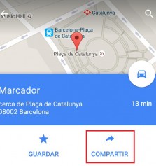 Cmo compartir mapas en Google Maps