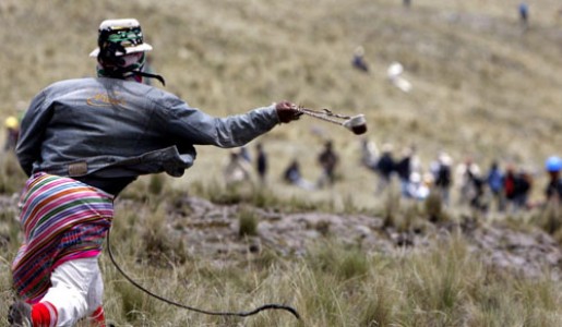 Fiesta del Chiaraje en la provincia de Canas (Cusco)