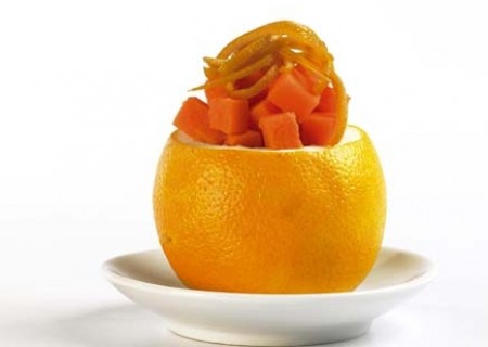 Dulce de camote, zanahoria y naranja