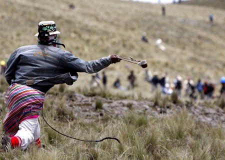 Fiesta del Chiaraje en la provincia de Canas (Cusco)