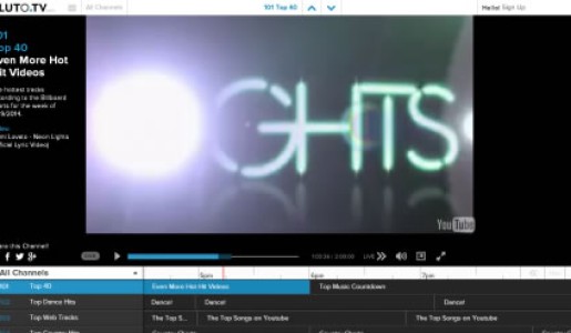 Pluto.TV, una aplicación para ver canales de televisión en videos