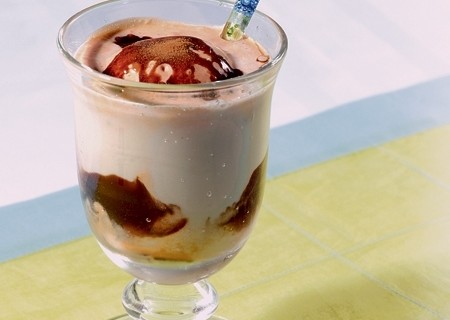 Batido de plátano y lúcuma