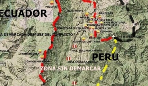 Firma del Tratado de Mapasingue entre Perú y Ecuador