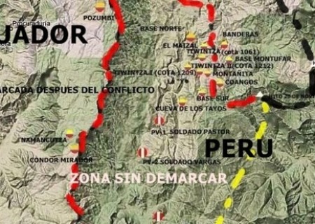 Firma del Tratado de Mapasingue entre Perú y Ecuador