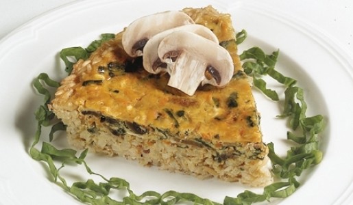 Tarta de arroz integral