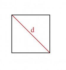Cmo calcular la diagonal de un cuadrado