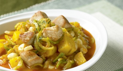 Ají de caiguas y pavita