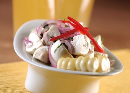 Cebiche de champiñones