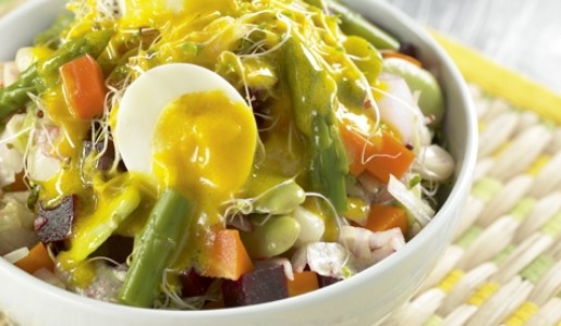 Ensalada rusa tricolor