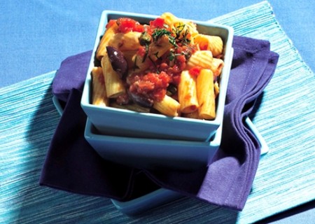Rigatoni a la putanesca
