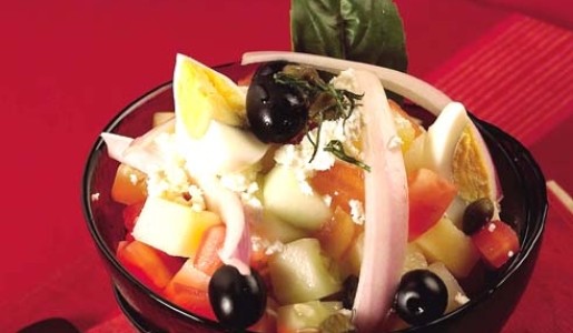 Ensalada mediterránea de papa