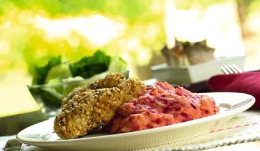 Alitas de pollo en costra de pecanas