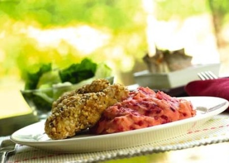 Alitas de pollo en costra de pecanas