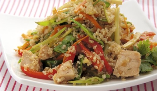 Ensalada de pollo con quinua