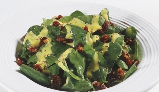 Espinacas con caramelo