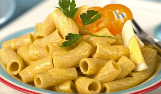 Fideos canuto a la huancaína