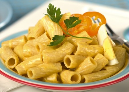 Fideos canuto a la huancaína