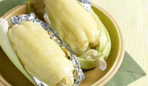 Choclos con queso mantecoso