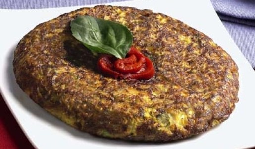 Tortilla italiana de verduras
