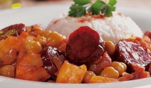 Garbanzos a la limeña