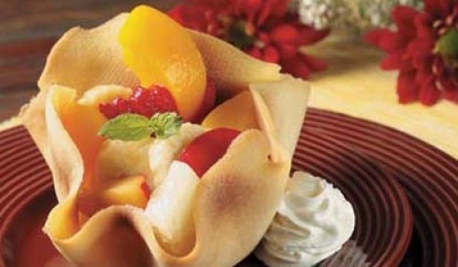 Tulipas en salsa de chocolate