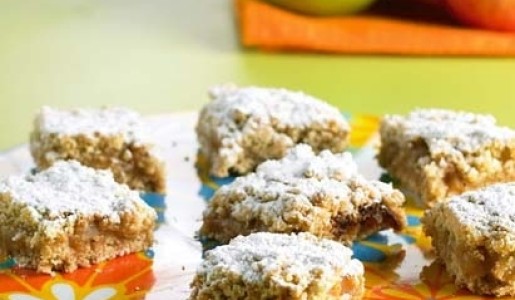 Barritas de manzana y avena