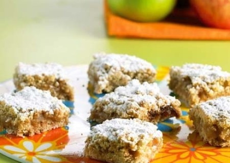 Barritas de manzana y avena