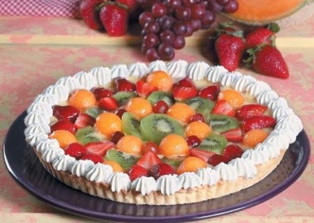 Tarta de frutas frescas