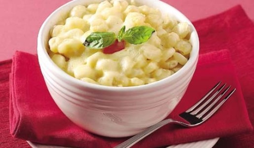 Choclos gratinados con queso mantecoso