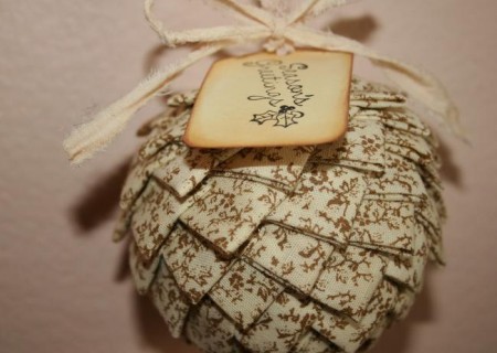 Cómo hacer bolas de Navidad vintage