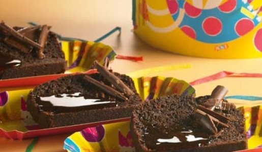 Bizcocho de plátano y chocolate