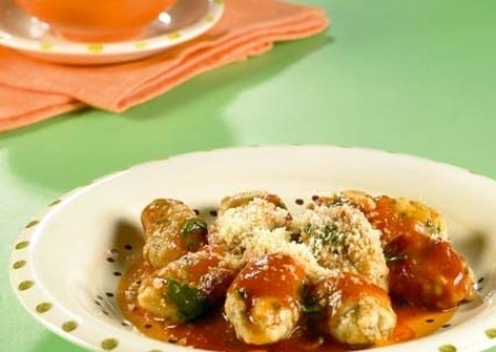 Malfatti de espinaca y ricota