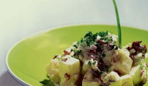 Ensalada de papa y tocino