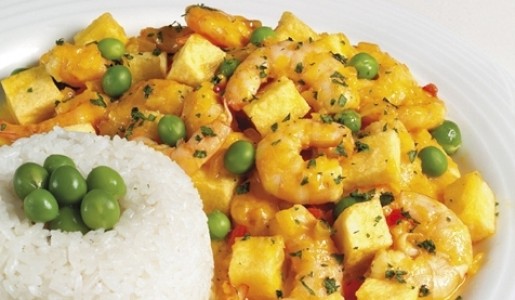 Cau cau de langostinos