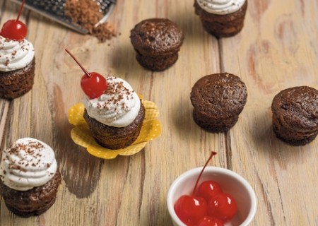 Cupcakes de selva negra