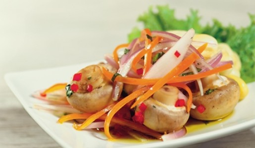 Cebiche de champiñones