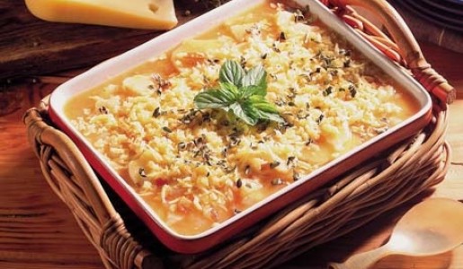 Asado de papa y queso