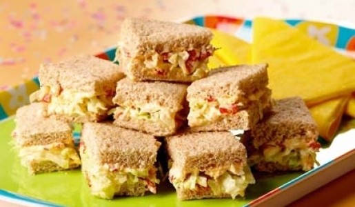 Sándwiches tricolor