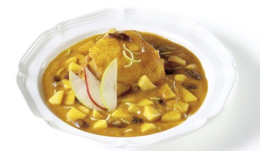 Muslos de pollo al curry