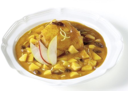 Muslos de pollo al curry