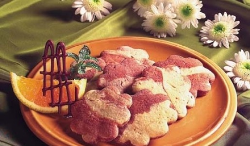 Galletas de naranja y chocolate