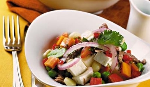 Salpicón de malaya en vinagreta