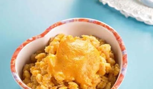 Estrellitas con zanahoria y queso