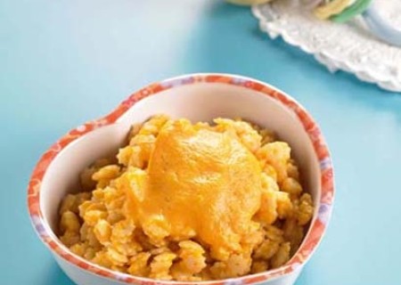 Estrellitas con zanahoria y queso