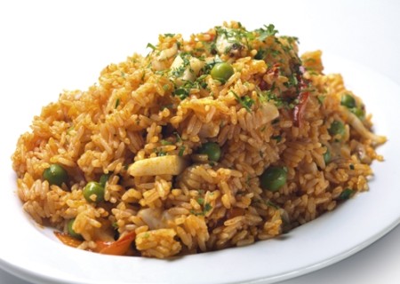 Arroz con mariscos a la chiclayana de Caplina