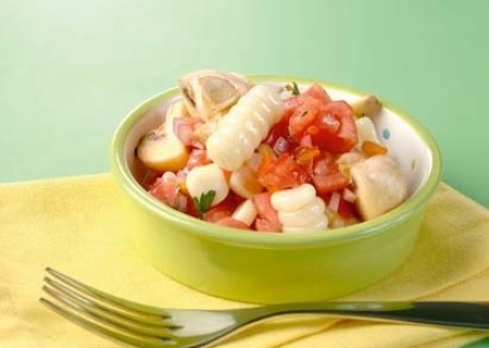 Cebiche de champiñones a la chalaca