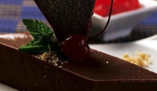 Bavarois de chocolate