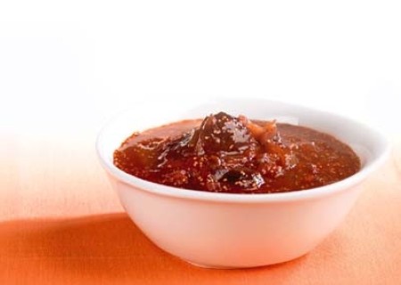 Chutney de higos y ají amarillo confitado