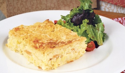 Pastel de choclo con queso