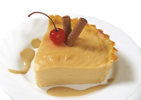 Tarta de leche asada